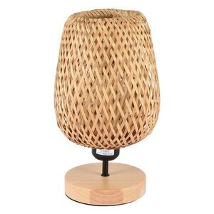 Boutique Bamboo Wicker Rattan Woven Table Lap Boho Home Decor